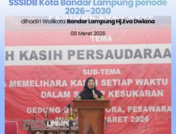 Wali Kota Eva Dwiana Hadiri Pesta Bona Taon dan Pelantikan Pengurus SSSIDB Kota Bandar Lampung Periode 2026–2030