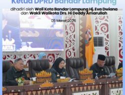 Pemkot Bandar Lampung Bersama DPRD Bandar Lampung Sepakati Raperda Pengelolaan Barang Milik Daerah (BMD) Menjadi Perda dalam Rapat Paripurna