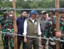 Menhut RI Kunjungi Way Kambas, Kick Off Pembangunan Pembatas TNWK untuk Atasi Konflik Satwa dan Manusia