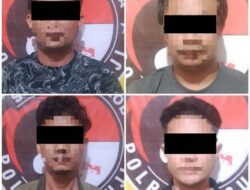 Sat Res Narkoba Polres Mesuji Amankan Empat Pemuda Asal Provinsi Riau Usai Transaksi