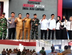 Dandim 0421/Lampung Selatan Ikuti Vidcon Percepatan Pembangunan KDKMP di Desa Budi Lestari.