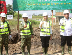 Pemkab Lamtim Bersama TNI dan Pemprov Lampung Melaksanakan Ground Breaking Jembatan Perintis Garuda
