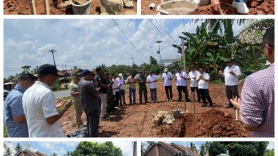 Peletakan Batu Pertama Brigade Pangan Yayasan Bhakti Bela Negara Provinsi Lampung