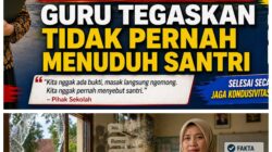 SDN 1 Sidoharjo Pastikan Tak Pernah Tuduh Santri dalam Insiden Kaca Pecah