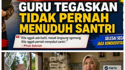 SDN 1 Sidoharjo Pastikan Tak Pernah Tuduh Santri dalam Insiden Kaca Pecah