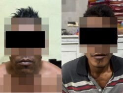 Dua Terduga Pelaku Pencuri Rel Kereta Dibekuk Polres Way Kanan