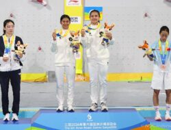 Panjat Tebing Sumbang 1 Emas dan 2 Perak di Asian Beach Games