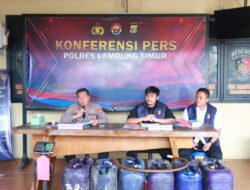 Polres Lampung Timur Gagalkan Upaya Penyelewengan Solar Bersubsidi Di Lampung Timur