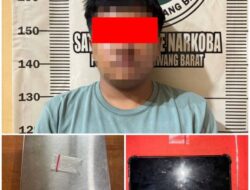 Polres Tulang Bawang Barat Amankan Pria Asal Lampung Selatan Kedapatan Memiliki Sabu