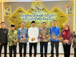 Bupati Lampung Barat Parosil Mabsus, Melakukan Audiensi dengan Kementerian Sosial