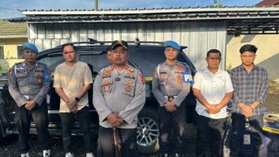 Polsek Pakuan Amankan Diduga Pelaku Penyalahgunaan BBM Bersubsidi Hampir 1 Ton di Pakuan Ratu