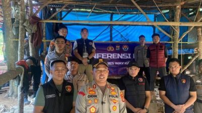 Polisi Amankan Diduga Enam Pelaku Penambangan Emas Ilegal